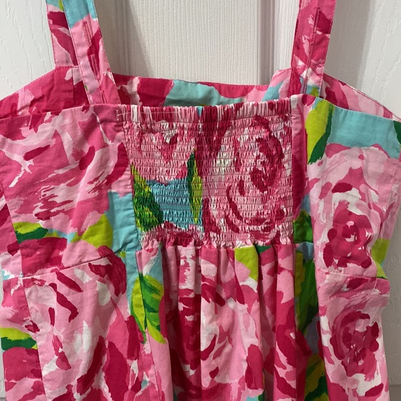 Lilly Pulitzer Hotty Pink First Impression sundress, size 4 (teen 16). EUC - Picture 5 of 9